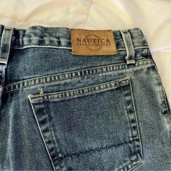 Nautica denim shorts mid rise size 14 waist 30” - Picture 3 of 4